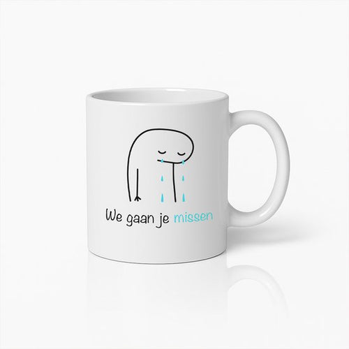 Emotionele Afscheidsmok – "We Gaan Je Missen" Sentimenteel Cadeau