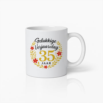 Gelukkige 35e Verjaardag Koffiemok