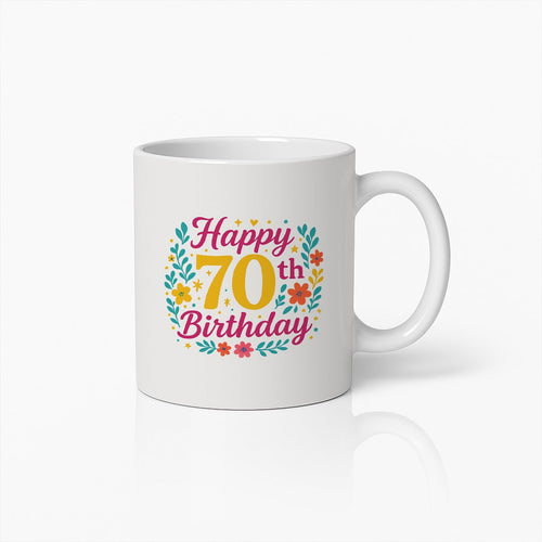 Gelukkige 70ste Verjaardag Koffiemok