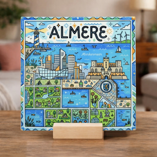 Stadstegel Almere Doodle Style