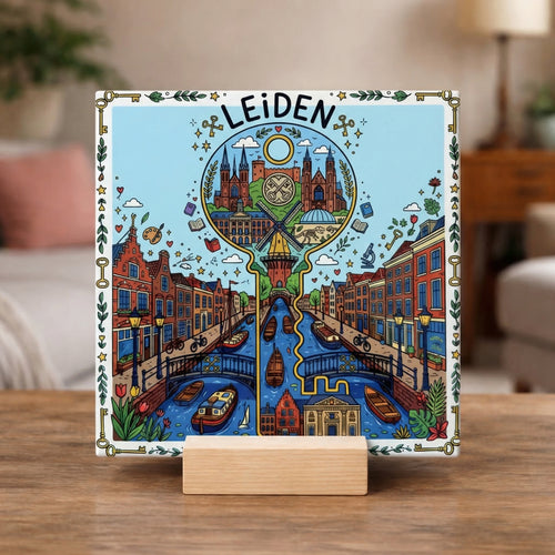 Stadstegel Leiden Doodle Style