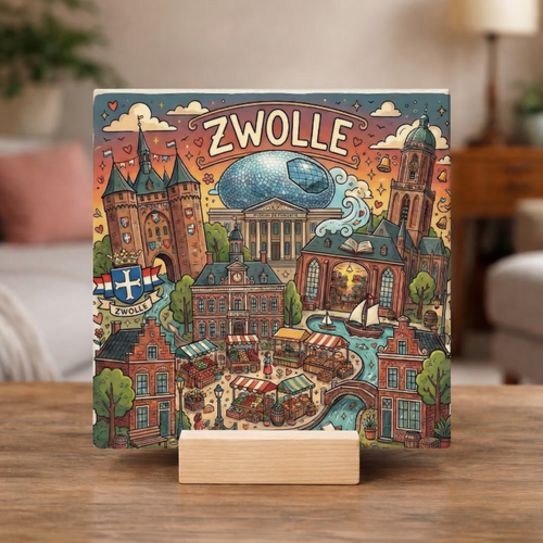 Stadstegel Zwolle Doodle Style