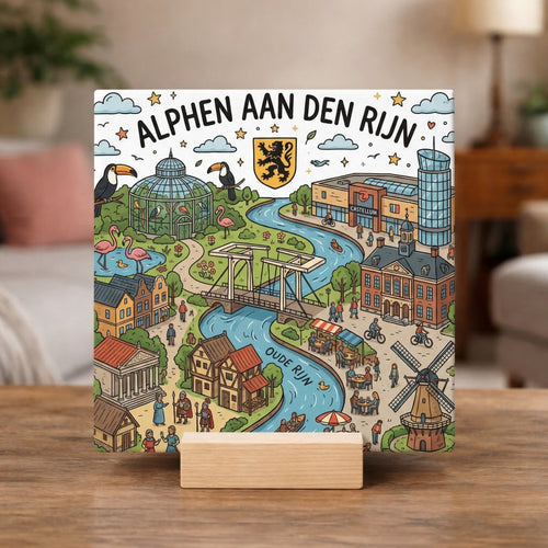 Stadstegel Alphen Aan Den Rijn Doodle Style