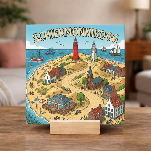 Stadstegel Schiermonnikoog Doodle Style