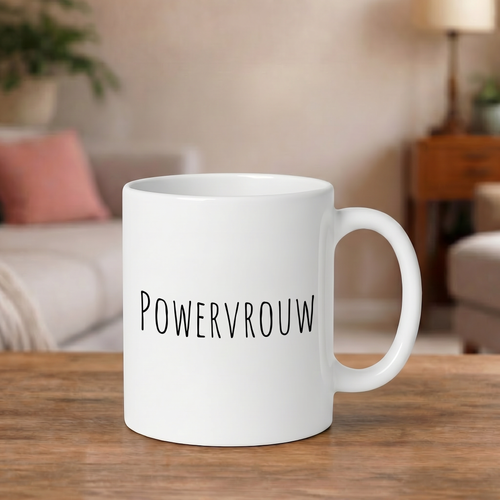 "Powervrouw" Mok