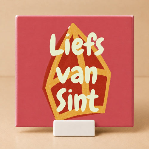 Tegeltje "Liefs van Sint"