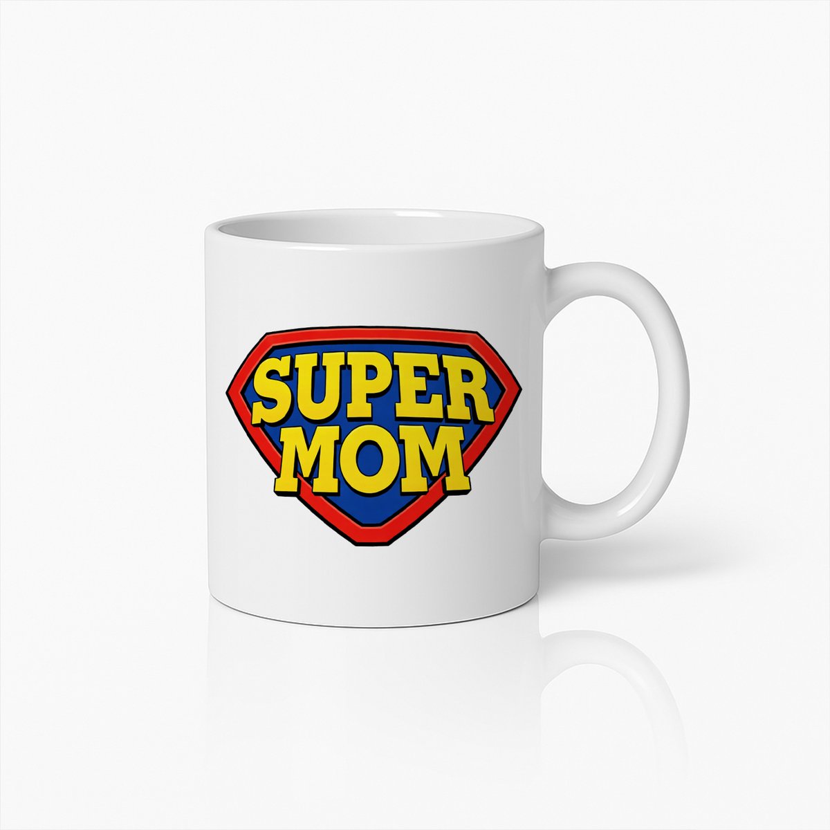 Super Mom Keramische Koffiemok - Heldhaftige Moeder Cadeau - Hoogwaardige Thee Beker