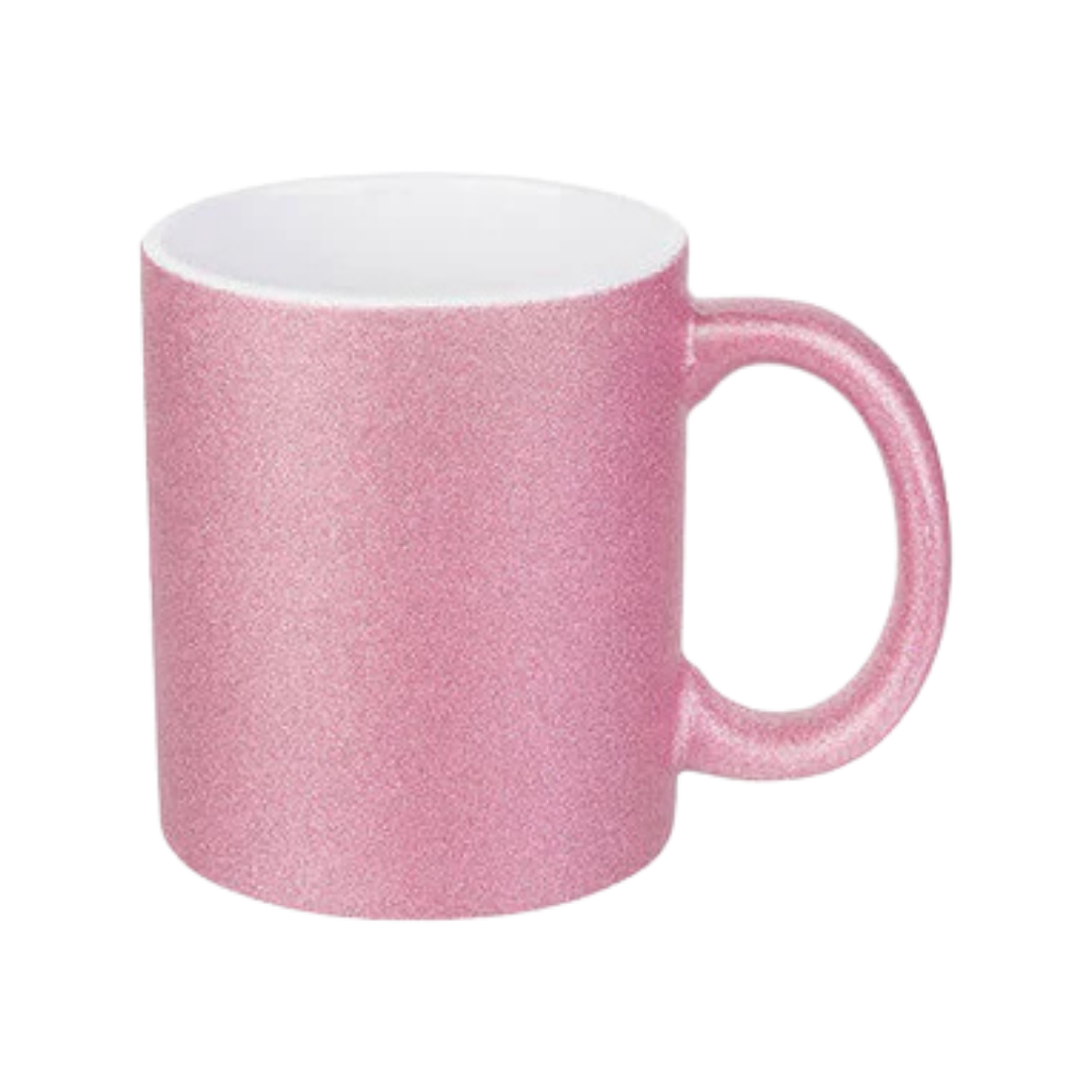 Roze glitter