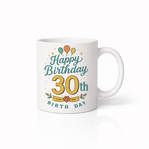 Gelukkige 30ste Verjaardag Koffiemok