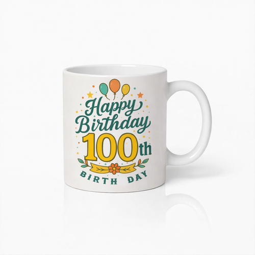 Gelukkige 100ste Verjaardag Koffiemok