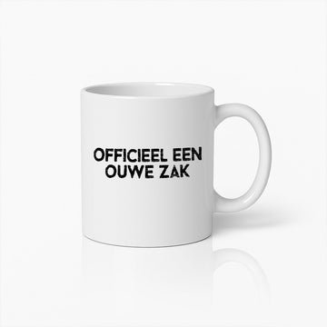 Grapige Verjaardagsmok – 'Officieel Een Ouwe Zak'