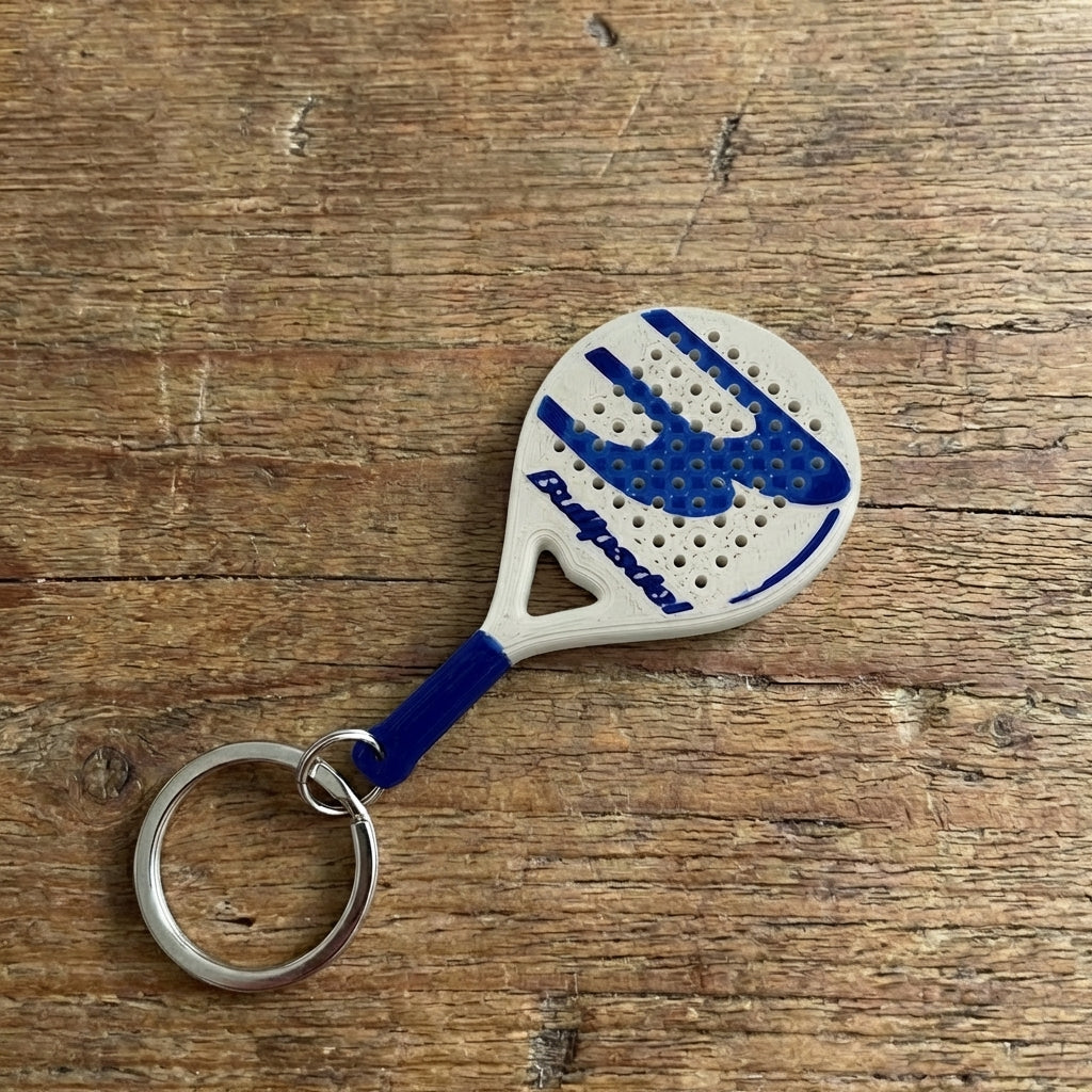 Mini padelracket sleutelhanger