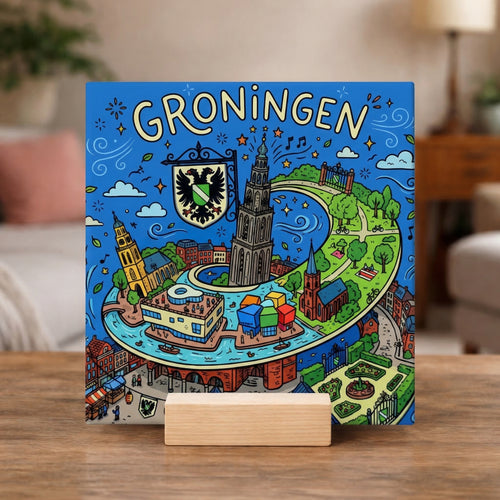 Stadstegel Groningen Doodle Style