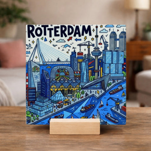 Stadstegel Rotterdam Doodle Style