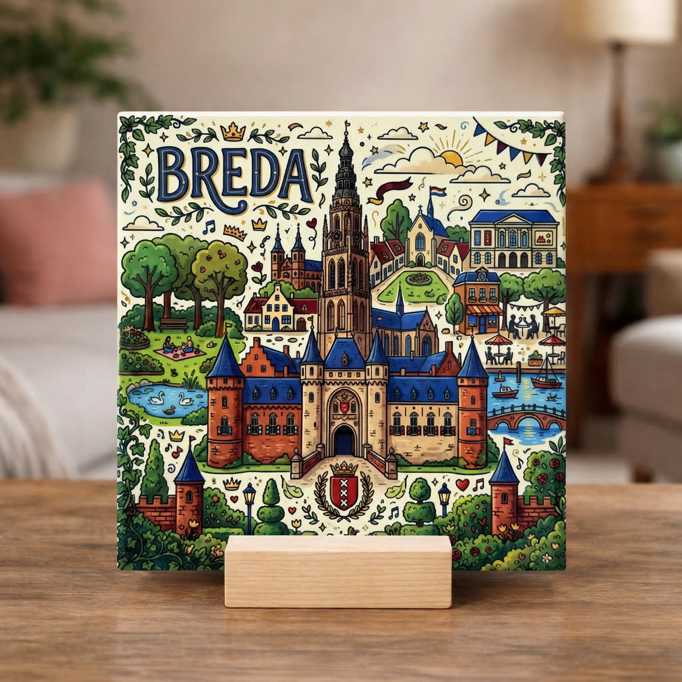 Stadstegel Breda Doodle Style
