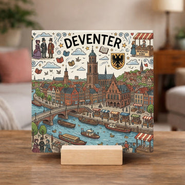 Stadstegel Deventer Doodle Style