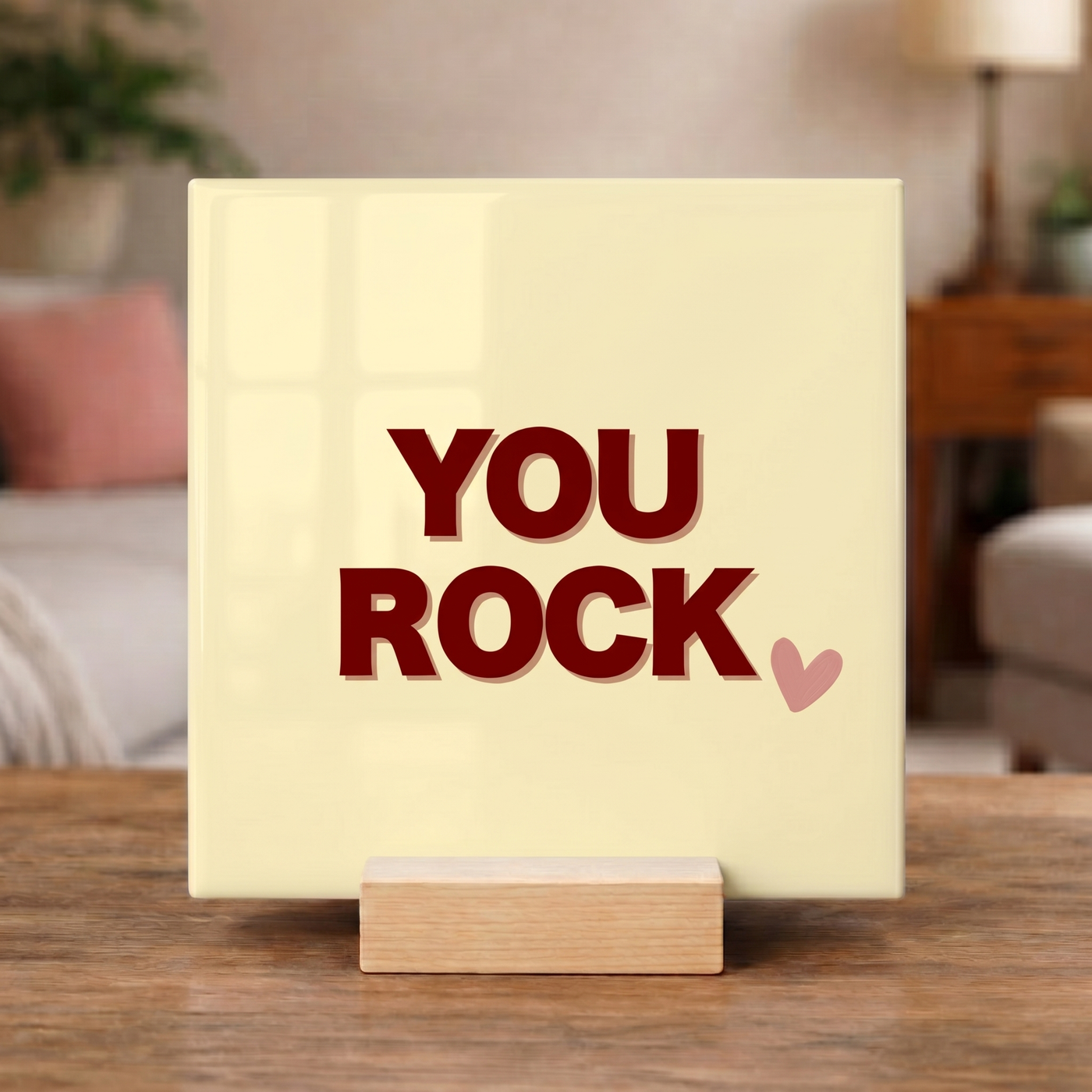 Tegeltje "You rock"
