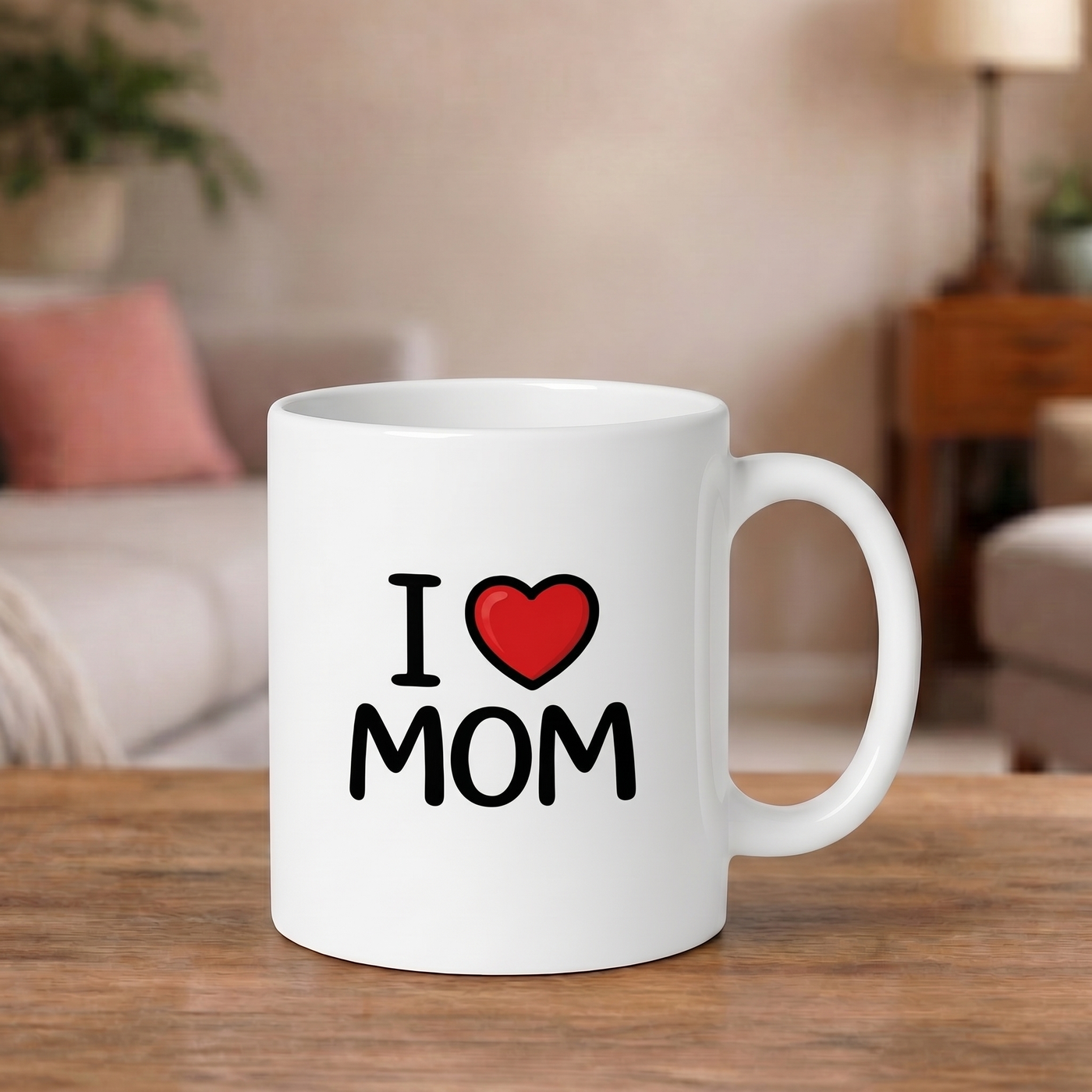 I Love Mom Keramische Mok - Moederdag Cadeau - 330 ml