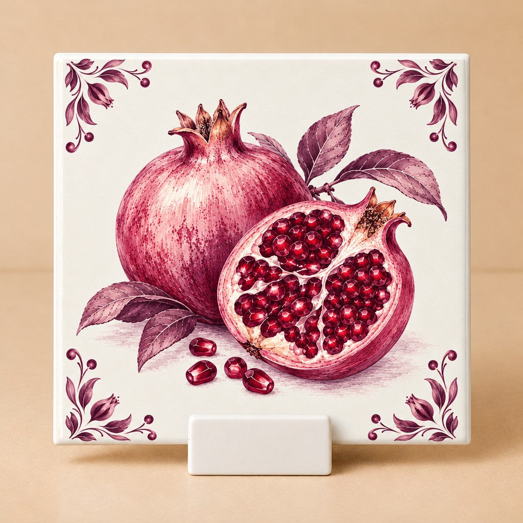 Tegeltje "Granaatappel" herfst