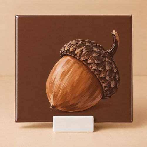 Tegeltje "Eikel" herfst kleurtrend