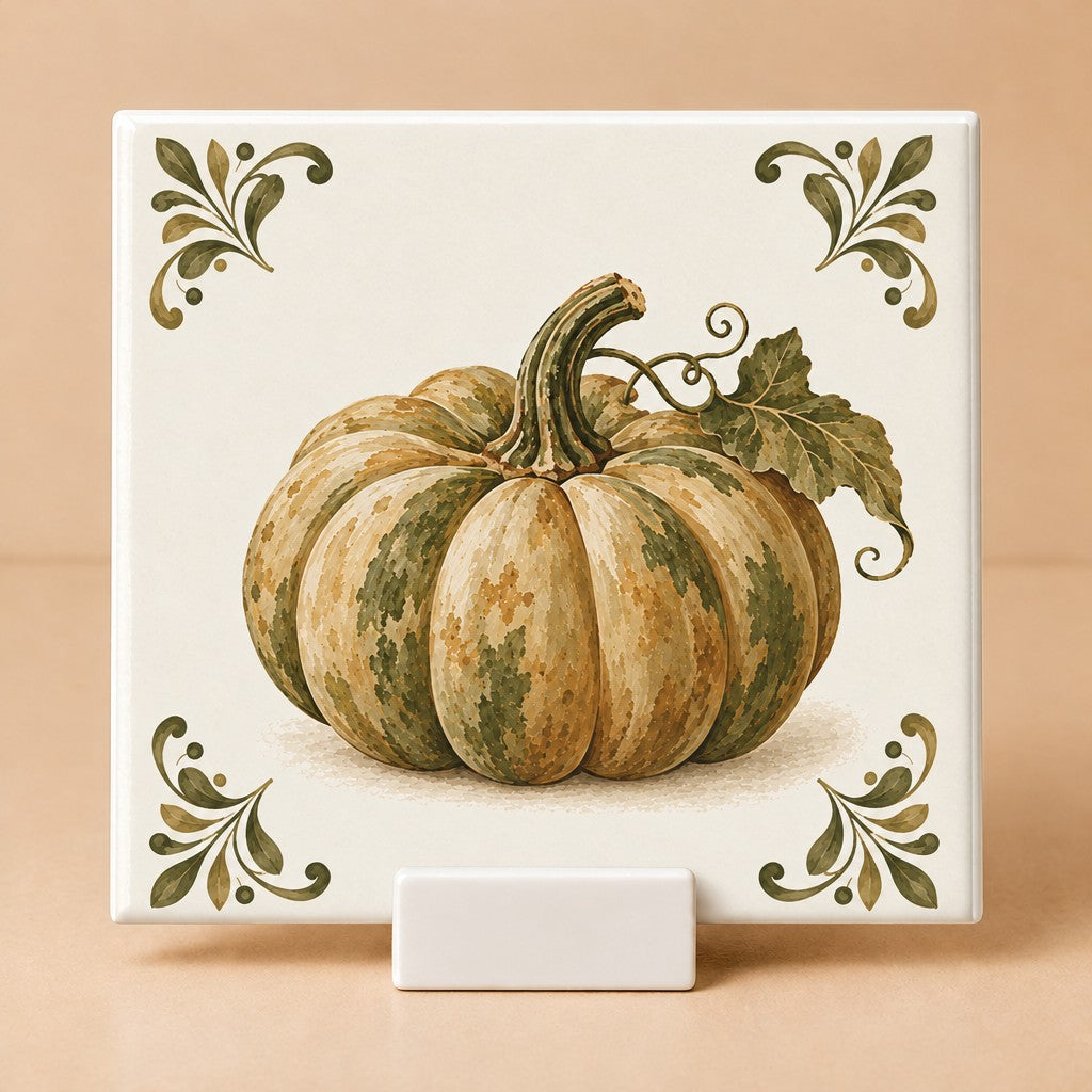 Tegeltje "Pompoen" herfst